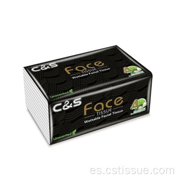 Tisso facial desechable de absorción de agua